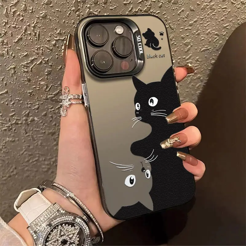 Casing Cute twin cats for Galaxy iPhone 11 12 13 14 15 16 PRO MAX 14 15 16 PLUS X XR XS MAX Galaxy A71 A55 A54 A53 A51 A35 A32 A25 A23 A15 A14 A13 4G A12 A03S A03 S24 PLUS S23 S24 S25 Galaxy S22 S23 S24 S25 ULTRA S20 S21 S23 FE Premium