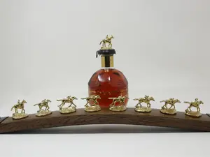 Blanton's Stopper Holder, Whiskey Stopper Display, Blanton's Bourbon, Blantons Horse Display on Authentic Barrel Stave