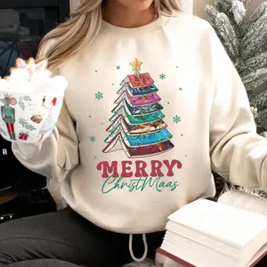 SJM Christmas Sweatshirt, ACOTAR Christmas Tree Sweater, Bookish Xmas Tee, Sarah J Maas Merch, Merry Christmas Book Tee