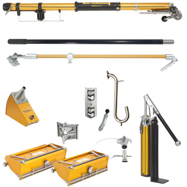 TAPETECH Professional-Grade Hand Tool Kit with Yellow, Black Components for Precision Work Tasks