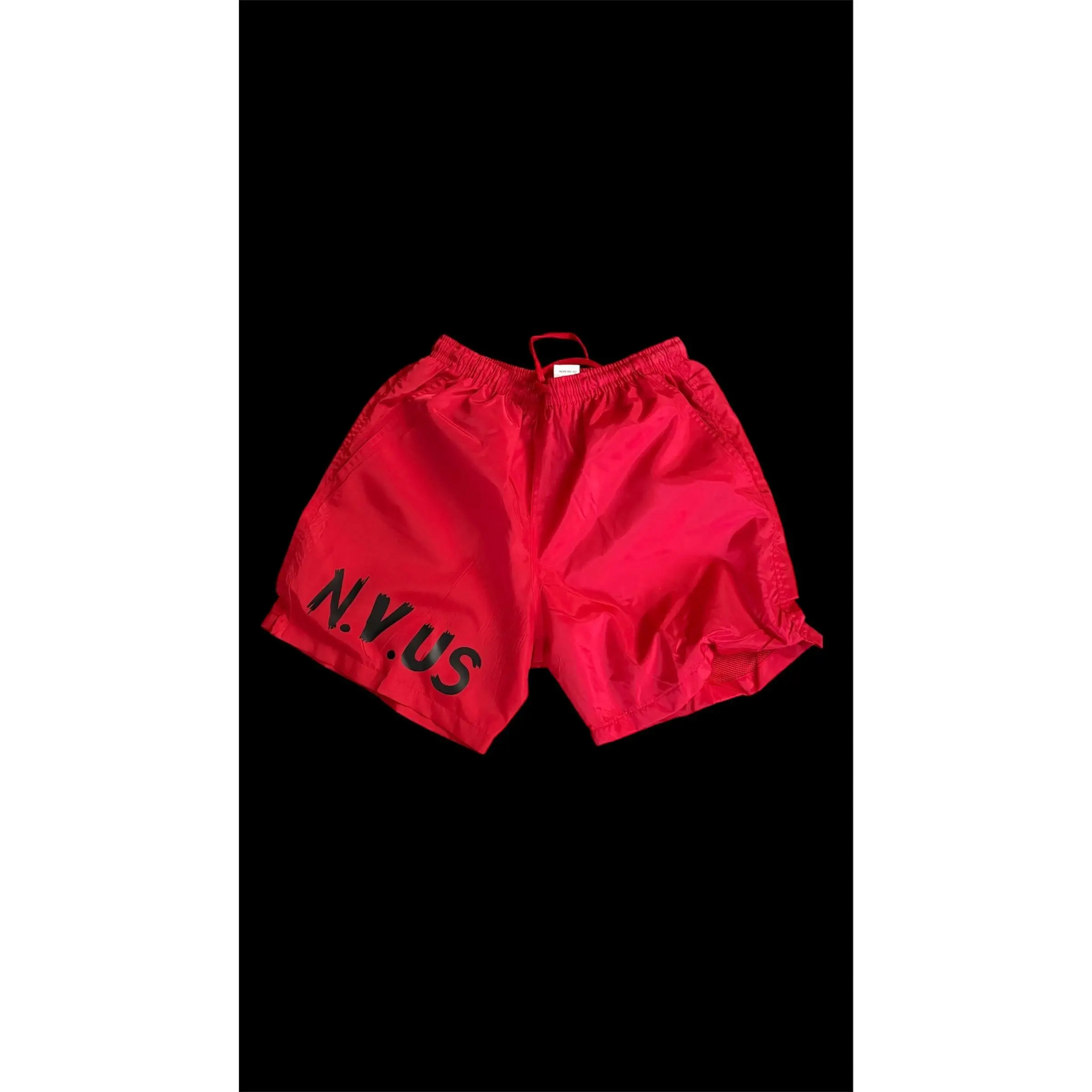 Solid Windbreaker Shorts for Men, Lightweight Athletic Sportswear for Gym Training and Running, Sizes S/L, Standard Sizes, Lightweight Fabric