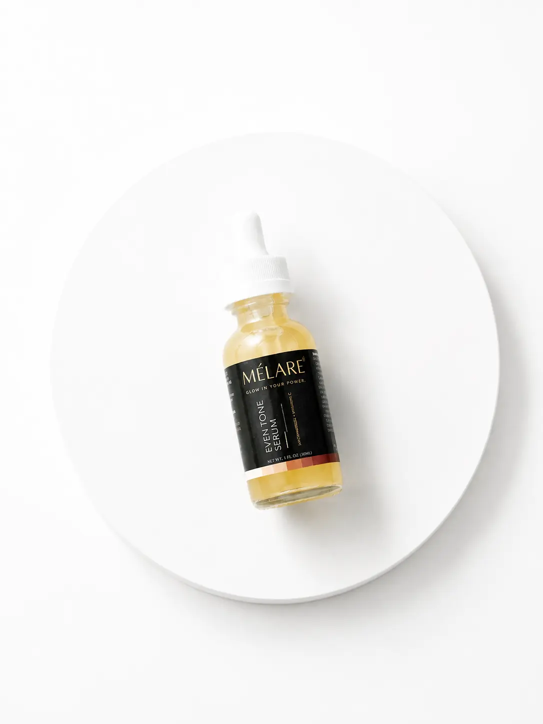 MÉLARE Even Tone Face Serum with Kojic Acid & Niacinamide | Brightening Serum for Dark Spots, Post-Acne Marks & Uneven Skin Tone | Lightweight Daily Facial Serum | 1 fl oz (30ml)