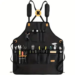 New 2025 UniGender Fashion And Apron Outdoor Gardener Carpenter Maintenance Wearable Canvas Strap Overalls