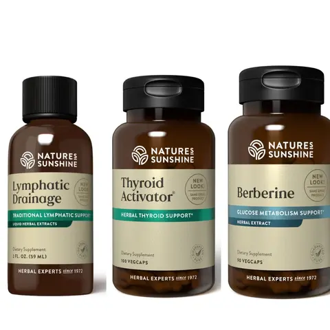 Depuff Trio: Lymphatic Drainage, Berberine, Thyroid Activator