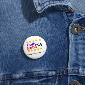 Dolly and Reba 2024 Button