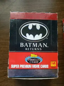 1991 Topps Stadium Club Batman Returns Movie Trading Cards Packs