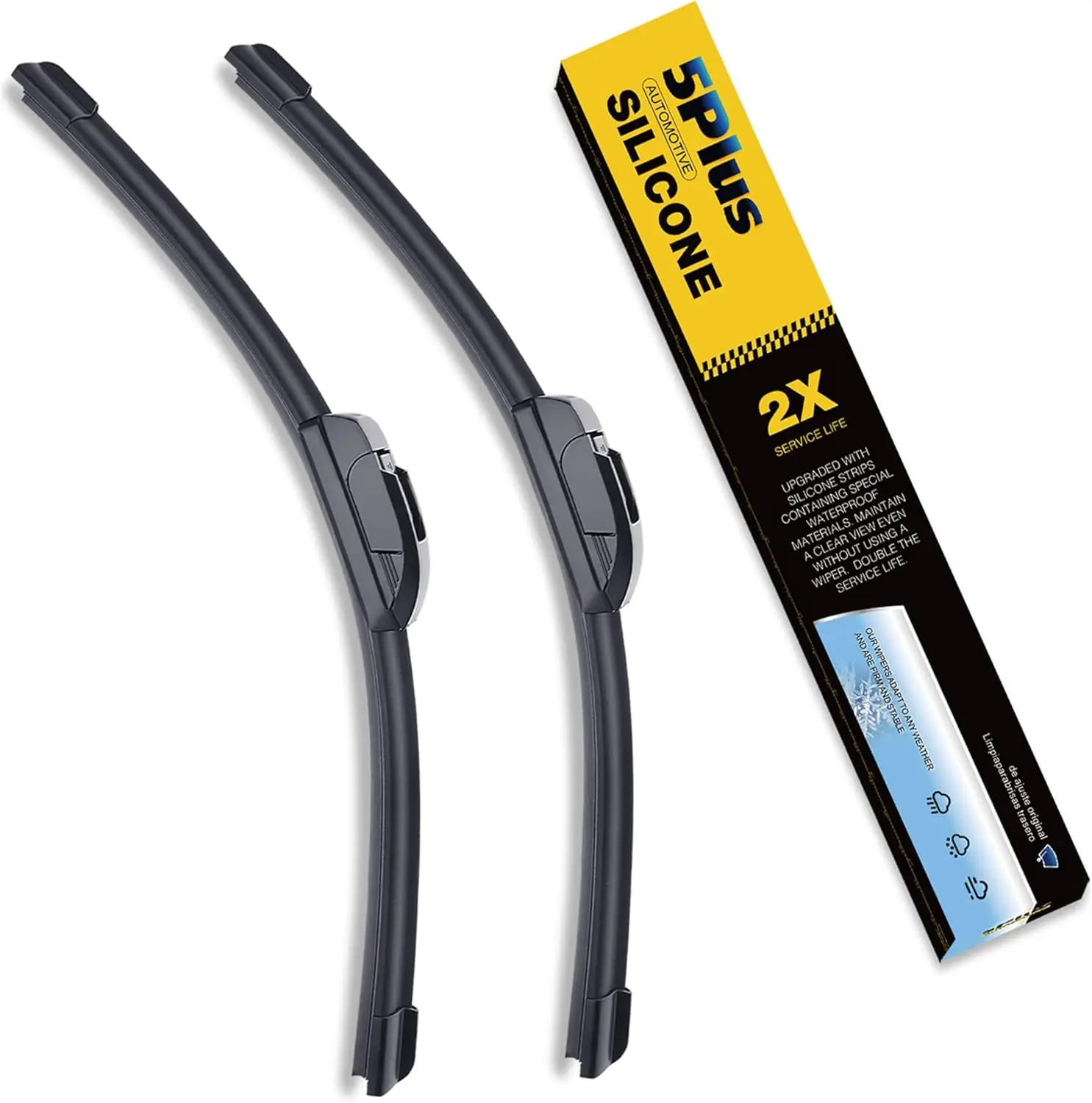 ®   Silicone Wiper Blades 22 20 Inch Replacement For 2023-2016   / 2009-2003  4Runner / 2017-2007 JEEP Compass AND MORE,automotive replacement windshield wiper blades.