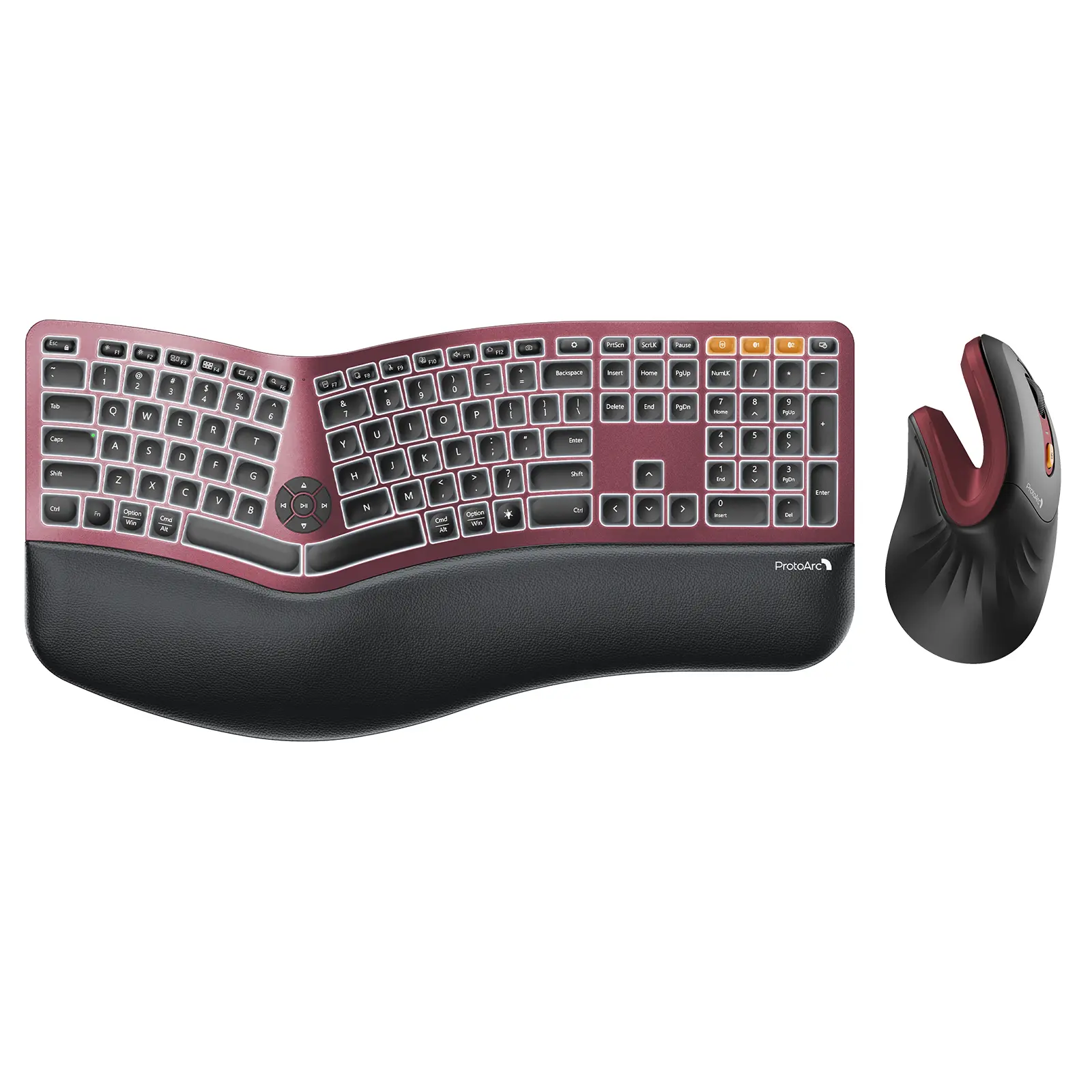 Wine Red keyboard+Wine Red mouse