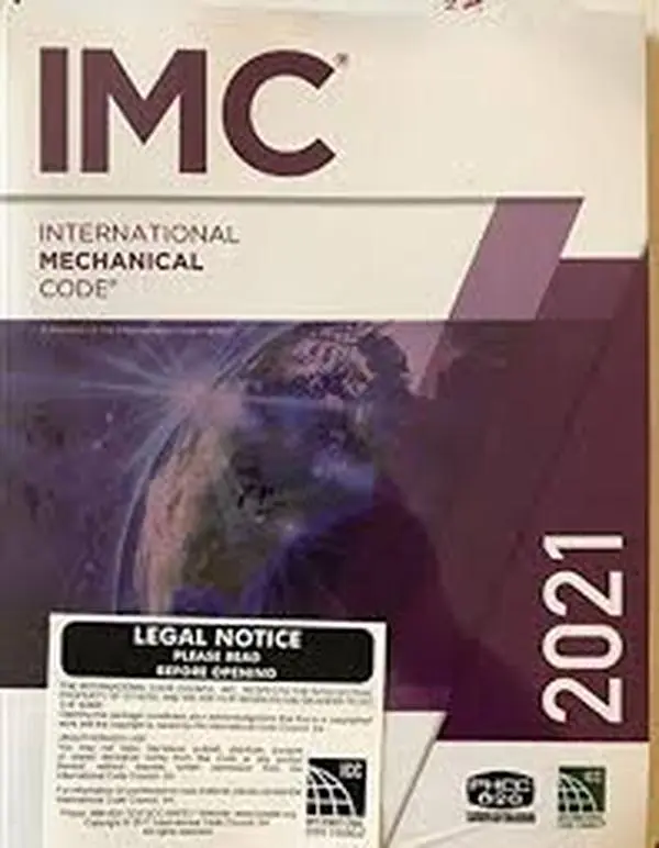 2021 International Mechanical Code, International Code Council Series, 1st Edition Textbook (ISBN: 978-1609839642) - Education & Schooling Reference Book