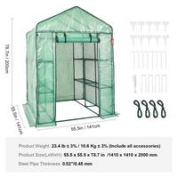 Green - Shelves - 5×5×7 ft