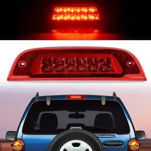 Nilight Third Brake Light Tail High Mount 3rd Stop Lights Red Lens Compatible with Jeep Liberty 2002 2003 2004 2005 2006 2007 Van SUV Rear Center Cab Lamp Visit the Nilight Store