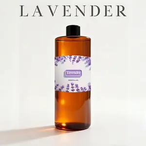500ML Lavender Essential Oil, Water-Based Aromatherapy Supplement, Fireless Diffuser Refill, Suitable for Wicker Sticks, Laundry Scent Booster