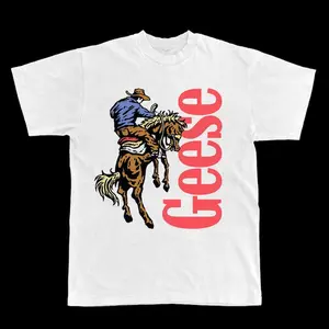 Geese Band Country Cowboy Merch T-Shirt, Graphic Unisex Cotton Tee