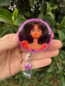 Funny Badge Reel | Cringe Doll WTF | Nurse Badge Reel Funny | ID Badge Holder | Nurse Gift | Nurse ID Holder | Cute Badge