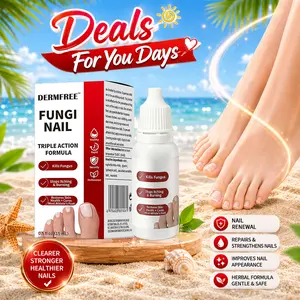DERMFREE Nail Care Solution 15ml | Daily Care for Thick, Discolored & Brittle Nails | Triple Action Nail Conditioning Formula for Fingernails & Toenails ，#DealsForYouDays
