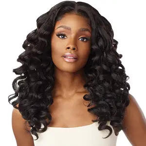 Sensationnel Curls Kinks & Co Glueless Textured HD Lace Front Wig - Y-PART KINKY WAND CURL 20" - Kinky Edges