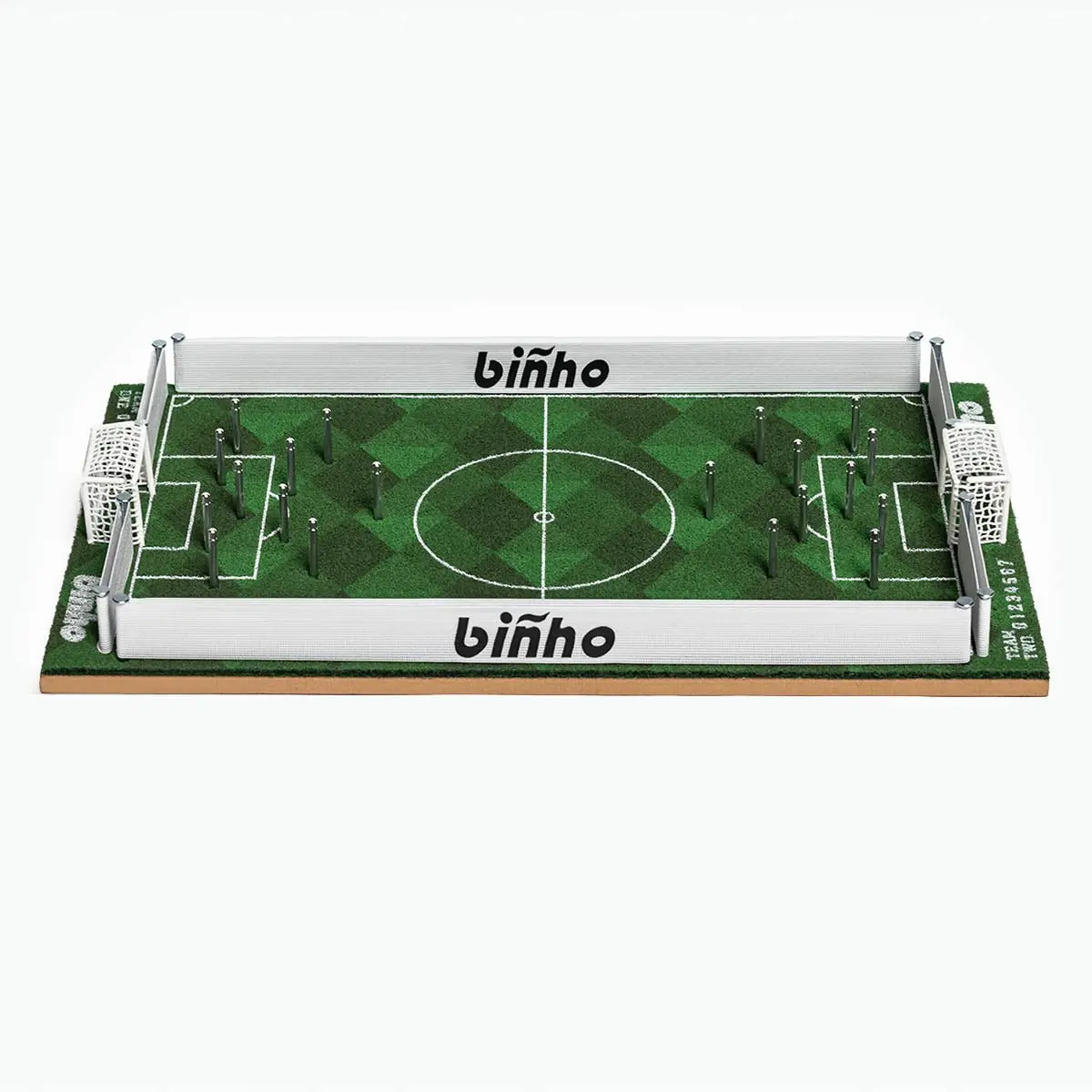 Binho Classic Diamond Stripes - Fast-Paced Tabletop Soccer Game for Kids & Adults