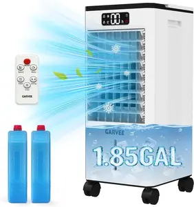 Swamp Cooler, Windowless Portable Air Conditioners, Evaporative Air Cooler with Oscillation, Touch & Remote Control, 3 Modes, 3 Fan Speeds, 12H Timer, Air Cooler for Bedroom Indoor Room