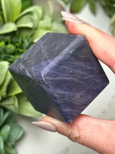 Purple Opal Cube - #10