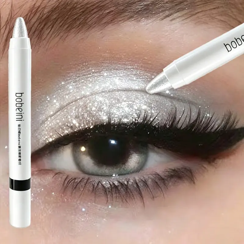 Portable Shimmery Highlight Pen Compact Pen Design For Easy Carry Suitable For Daily And Party Makeup Even Color Application Long-lasting Effect Glitter Stick