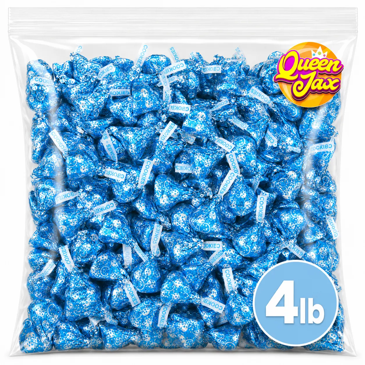 Cookies & Cream Kisses, 4LB Bulk, Individually Wrapped