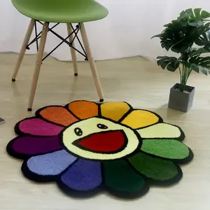 Carpets & Rugs - Takashi Murakami Flower Rug - Home Decor