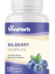 Bilberry Complex 120 Capsules European Origin Eye & Vision Support