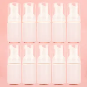 10pcs 30ml Plastic Foaming Soap Bottle Empty Refillable Foam Bottle Foaming Soap Dispenser Pump Bottles for Travel