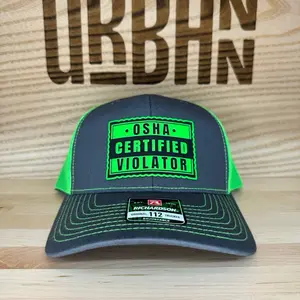Certified Osha Violator Hat trucker hat unisex hat
