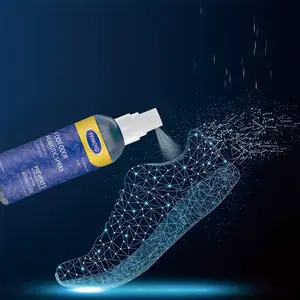 100ml Refreshing Deodorant Spray, Natural Formula - Instantly neutralizes odors, provides cooling comfort, all-day odor protection - Freshens feet and shoes, leaves a lasting fragrance, prevents embarrassing smells, deodorant for feet, socks, and shoes