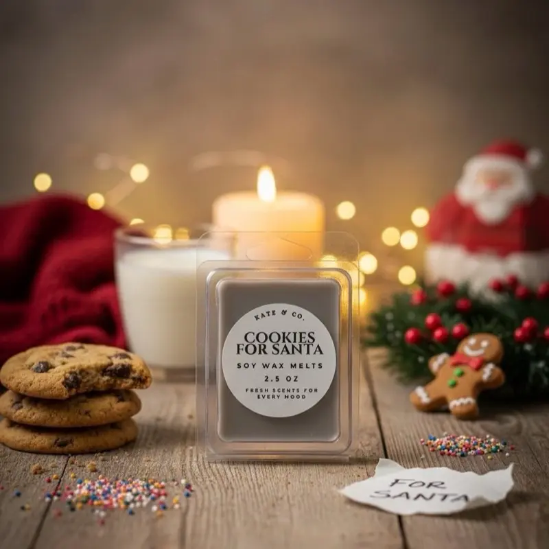 KateAndCo Melts | Cookies For Santa Soy Wax Melts