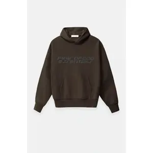 Fear of God ESSENTIALS Men's Brown '90s Fleece Hoodie
