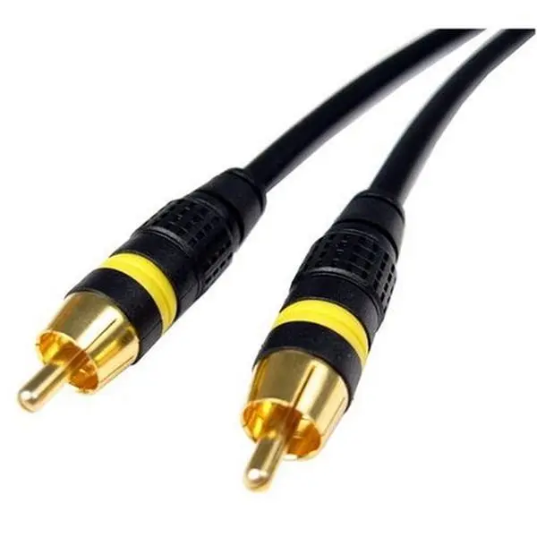 Cables Unlimited AUD130510 Pro A/V Series 10-Feet (1xRCA) Video Cable with Gold Connectors