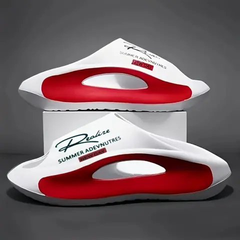 Men's Summer EVA Anti-Slip Slippers, Indoor Home Bathroom Shoes, All-Season Comfortable Household Slippers, Casual Style, Slide, Slides Men, Non Slip Slippers