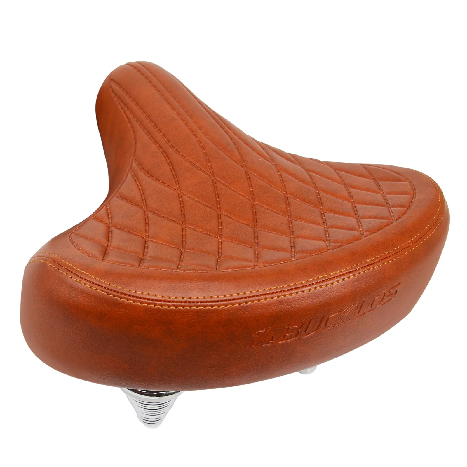 BUCKLOS Comfortable Wide Bicycle Saddle, Ergonomic Bike Seat for Pain Relief, Breathable & Padded Replacement Seat for E-Bike, Cruiser, Spin & Mountain Bike