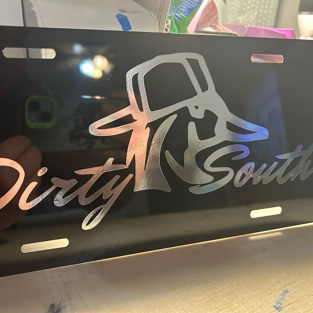 Dirty south duck license plate, Front License Plate, Automotive