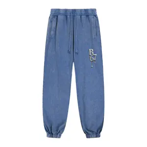 B67 Snow Wash Heavyweight Jogged Sweatpants – Royal Blue Edition