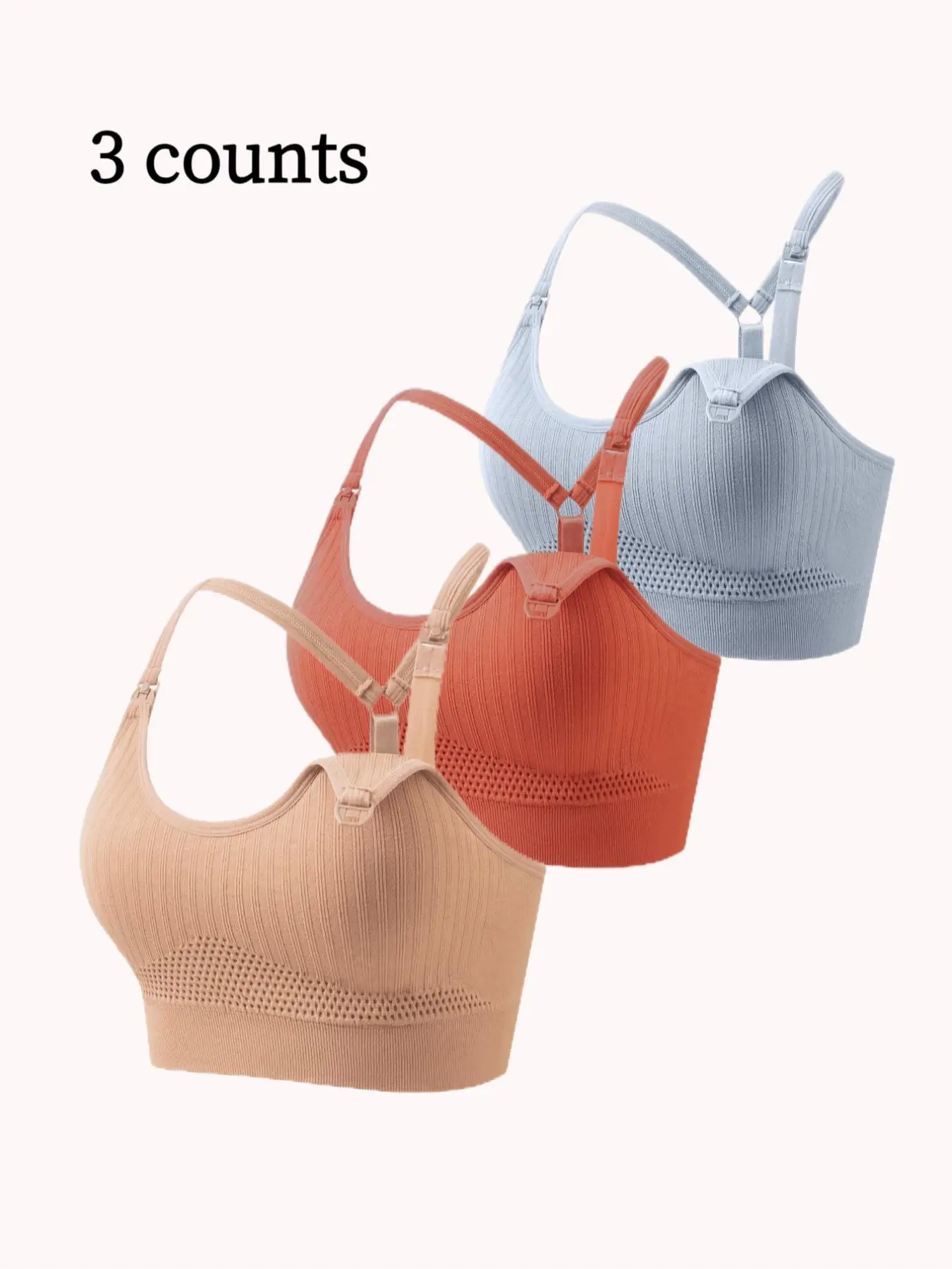 Maternity Solid Color Breathable Removable Chest Pad Wireless Nursing Bra, Soft Supportive Maternity Bra, Maternity Lingerie for All Seasons, Pregnancy Maternity Bra Maternity Solid Color Breathable Removable Chest Pad Wireless Nursing Bra, Soft Supportive Maternity Bra, Maternity Lingerie for All Seasons, Pregnancy Maternity Bra