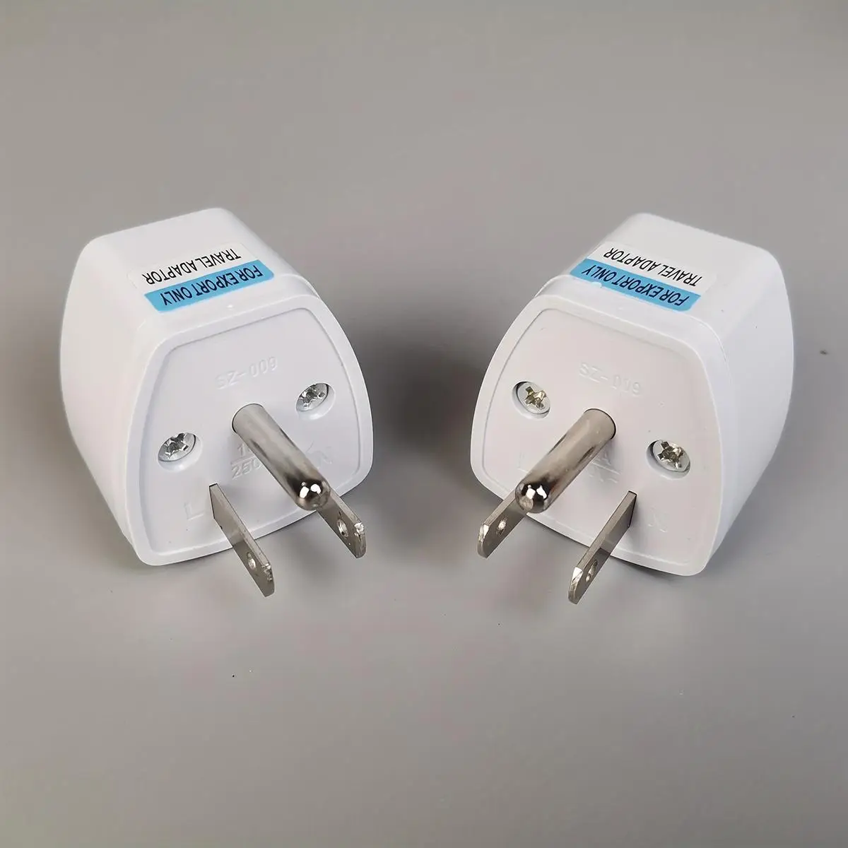 Universal 3 Pin AU UK EU To US AC Power Plug, 1 Count Power Adapter Converter Outlet, Portable Wall Plug for Home Travel