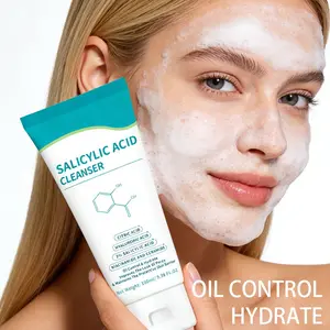 MEIDAILE Salicylic Acid Cleanser for Women and Men,Face Wash Daily Facial Cleanser with Salicylic Acid,Smoothing and Oil Control,Hydrate Face Wash, Daily Use,100ml