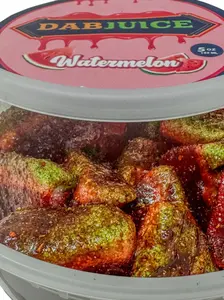 DABJUICE Watermelon Flavor Chamoy Gummies – Perfect for Snack Topping & Cocktails Tangy Mango