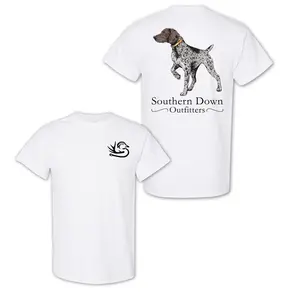 Hunting Dog T-Shirt Casual Wear Southern Style Country Style Unisex Tops Tshirt Summer Streetwear Shortsleeve Crewneck