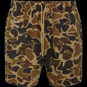 Vintage Camo Old School Swim Trunks, Hawaiian Short, Underwear Beach Short
