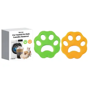 Fur Snatch Pet Hair Laundry Remover - Clean Pet Hair Washable Clothes Duster for Washing Machine Use Cleaning