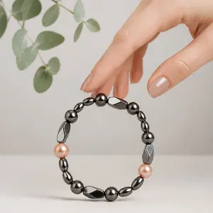 5 pc Multi-Stone Magnetic Hematite variety pack & Crystal Grounding Set
