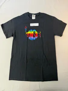 Phish T-shirt - Classic Phish Fish Logo Rainbow Print 2007 S