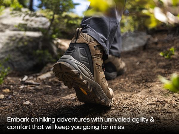NORTIV 8 Men's Ankle High Waterproof Hiking Boots Outdoor Lightweight Shoes Trekking Trails Armadillo NORTIV 8 Men's Ankle High Waterproof Hiking Boots Outdoor Lightweight Shoes Trekking Trails Armadillo
