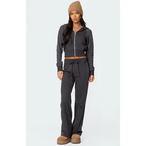 Edikted Women's Chandler Waffle Sweatpant