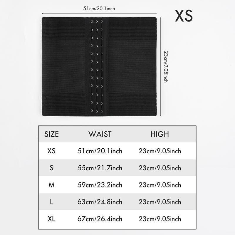 3 Pack Waist Trainer for Women Underbust Waist Cincher Corset Shapewear Tummy Control Corset Sport Girdle Hourglass Body Shaper