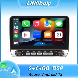 10.1 Inch Car Stereo for 2007-2013 Chevy Silverado & GMC Sierra, Android 15, Wireless Carplay/Android Auto, Bluetooth, WiFi, GPS Navigation